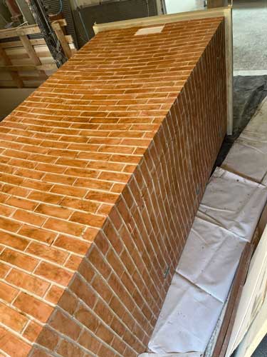 Création fausse cheminée 1